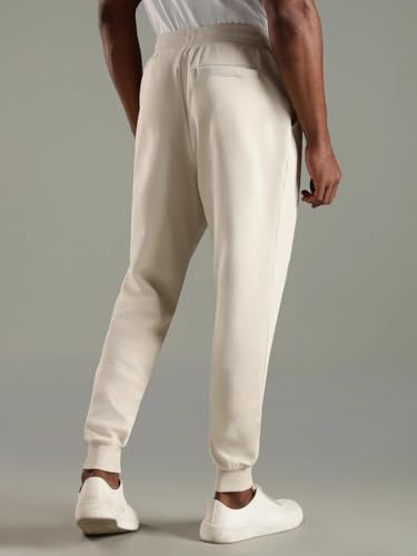 Tommy Hilfiger Regular Fit Solid Mid Rise Jogger Beige