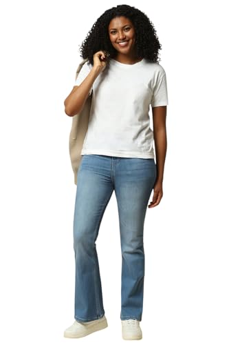 Allen Solly Women Blue Regular Fit Mid Wash Jeans