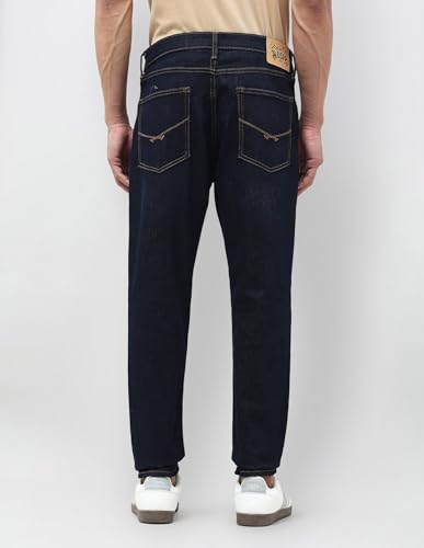 U.S. Polo Assn. Denim Co. Men's Cole Comfort Cropped Fit Blue Jeans (UDJEN1910_Blue_40)