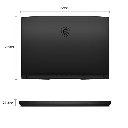 MSI Katana GF66, Intel 12th Gen. i5-12450H, 40CM FHD 144Hz Gaming Laptop (8GB/512GB NVMe SSD/Windows 11 Home/Nvidia RTX3050 4GB GDDR6/Black/2.25Kg), 12UC-636IN