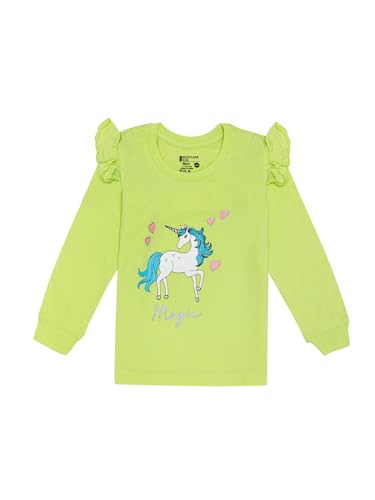 BODYCARE Girls Tshirt Round Neck Full Sleeves - Mint Green