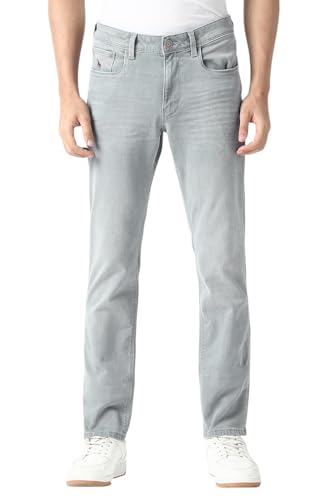 Van Heusen Men's Slim Jeans (VXDNCPOF916186_Grey