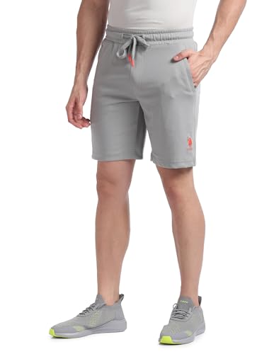 U.S. POLO ASSN. Men's Hybrid Shorts (AS001-PL_Ghost Grey