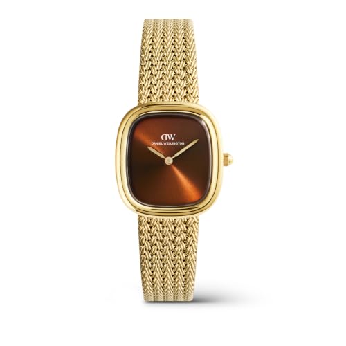 Daniel Wellington Margot Rectangular 26mm Brown Dial Analog Women Watch - DW00100968K