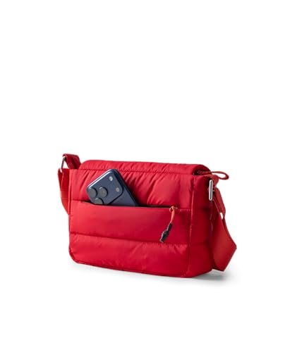 DailyObjects Scarlet Wing Crossbody Bag For Girls, Men and Women | Crafted with soft-touch Polyester | One Spacious Main Zippered Compartment and Two Deep Slip Pockets | Detachable Strap