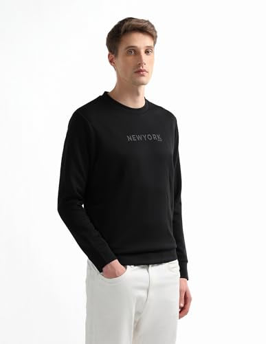 Typographic Embossed Regular Fit Sweatshirt