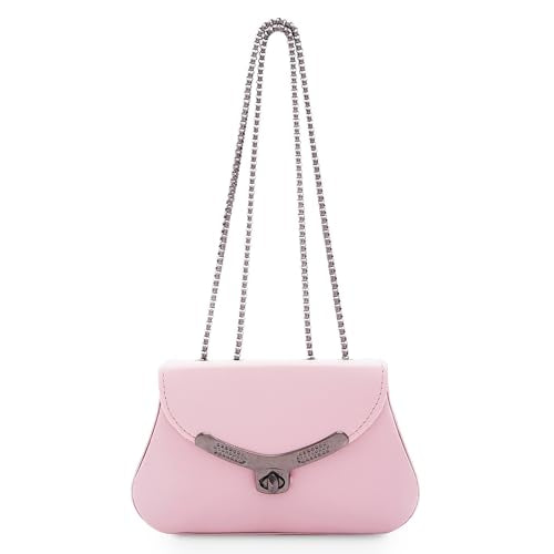 Caprese Miko Medium Sling Bag for Women with Adjustable Strap & Specious Compartment | Versatile Handbag with Turn Lock for Everyday Use, Travel, and Special Occasions (Lilac)