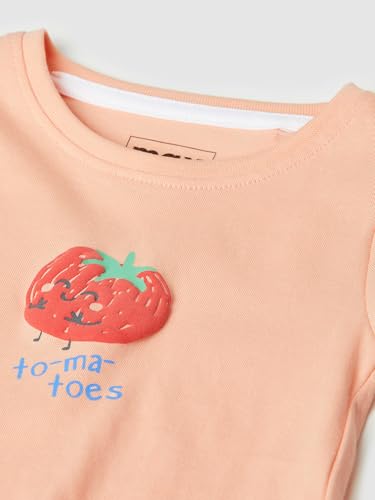Max Girls Printed T-Shirt - Pack of 3 (Multicolour_18-24 M)