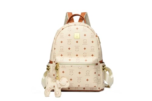 Mastyle® Weiden Paul Birthday Cute Bear Commuting Backpack | Large Capacity PU College Student Schoolbag