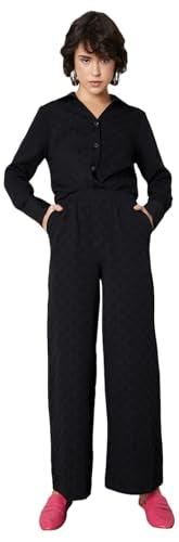 Max Women's Regular Trousers (C24WCTFSWB137_Black