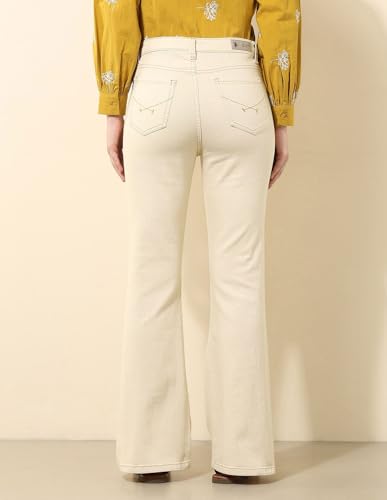 U.S. POLO ASSN. Women's Loose Jeans (UWSS25JEN346 White