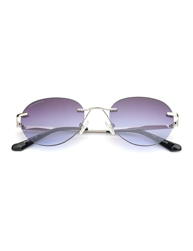 Fastrack Sunglasses |ROUND Silver |UV protected | Medium