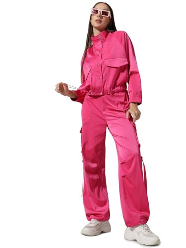 ONLY Fuchsia Pink Co-ord Set Cargo Pants