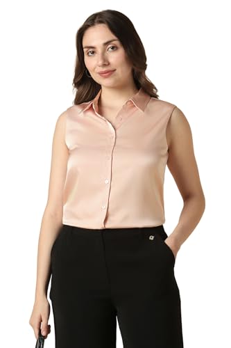 Women Pink Solid Formal Top