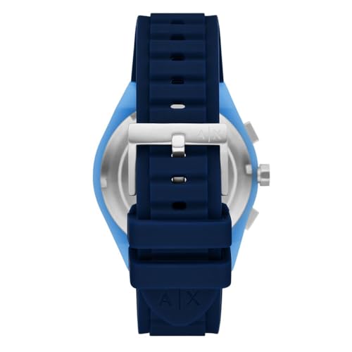 Armani Exchange Sync Blue Quartz Silicone Watch AX4170