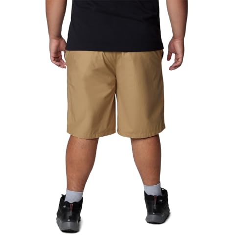 Columbia Men Brown Washed Out Shorts, 36