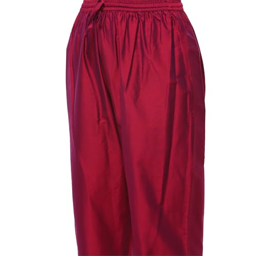 Rangriti Women's Viscose Blend Kurta Set (FSGLM22181SS25PUR_Purple