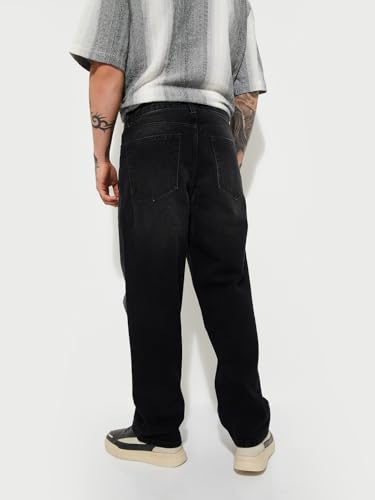 Max Men's Loose Jeans (DMCSRS801SFL_Black