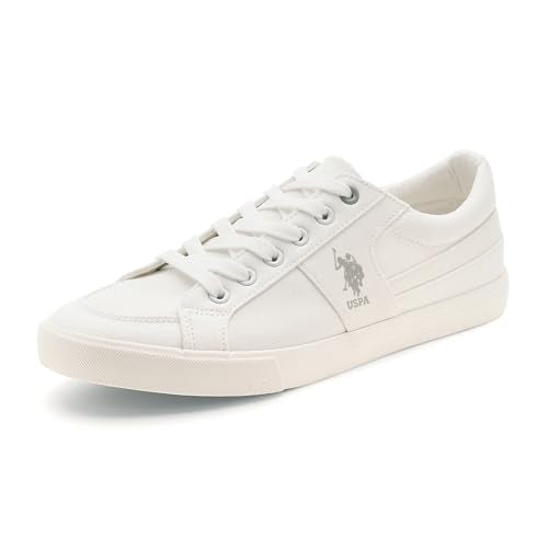 U.S. POLO ASSN. USPA | CLARKIN 10.0 | Stylish Casual Sneaker Shoes for Man White