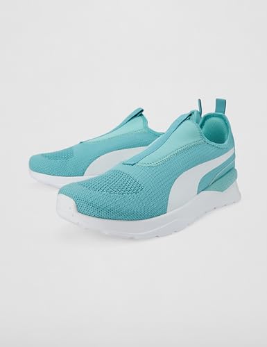 Puma Womens Anzarun Krick Pro WNS Slipon Blue Turquoise-Mint-White Sneaker - 7 UK (39180102)