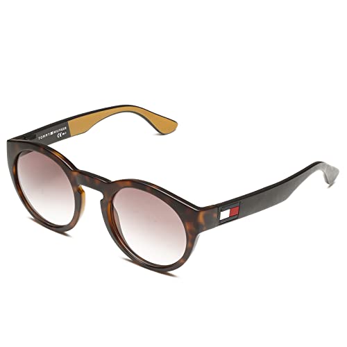 Tommy Hilfiger Unisex-Adult Brown Sunglasses-49 (TH 1555/S Scl Giall Avna 49 S_LC)