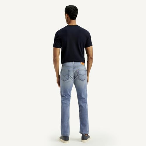 Levi's Men's Light Blue 511 Slim Fit Mid Rise Jeans, 18298-1769, 32