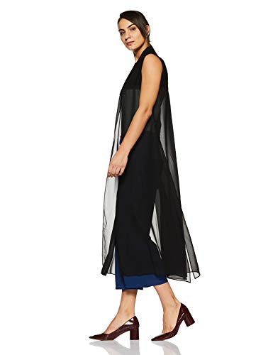 W for Woman Women's Cape Gilet (16AU32412-64805_Black_8)