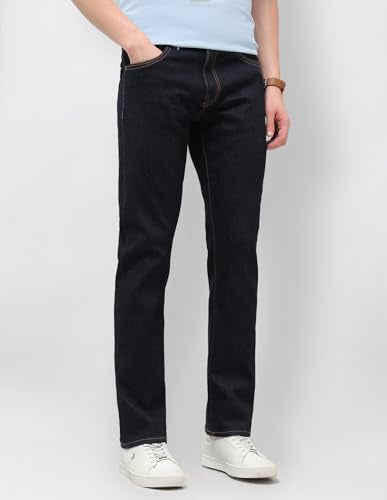 U.S. Polo Assn. Denim Co. Men's Harold Slim Straight Fit Blue Jeans (UDJEN2014_Blue_32)