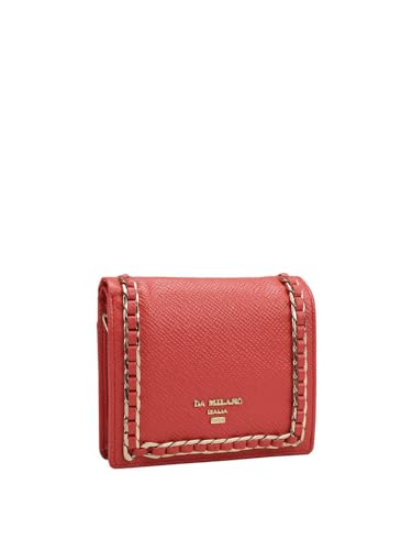 Da Milano Sling Leather Wallet for Women - Corallo