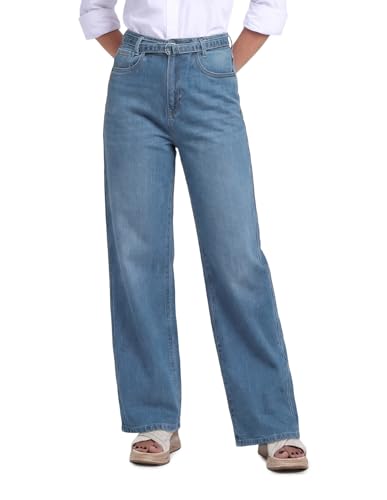 U.S. POLO ASSN. High Rise Straight Fit Jeans Blue