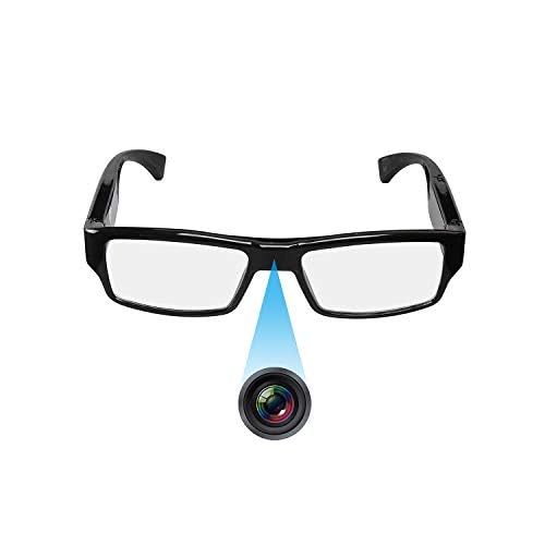SAFETYNET Glasses Camera | 4K HD Video Recording | Discreet Lens Design | Lightweight Wearable for Home, Office & Meetings | Supports 64GB TF Card (Not Included)