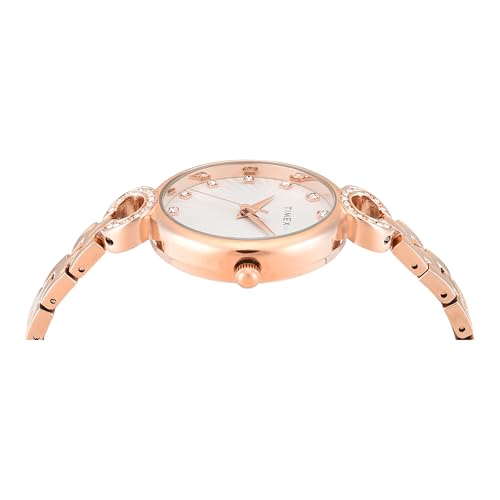 TIMEX White Round Dial Analog Women's Watch - TWEL22701