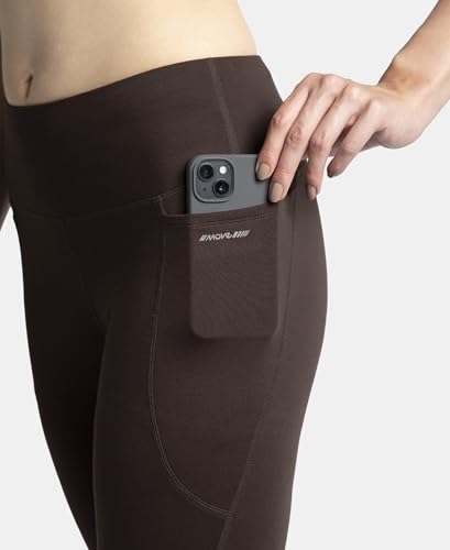 Jockey MW77 Women's Microfiber Elastane Stretch Regular Fit Flared Pants with StayFresh Treatment_Coffee_S