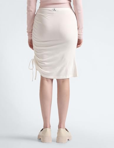 Calvin Klein Women White Color Skirt (M)