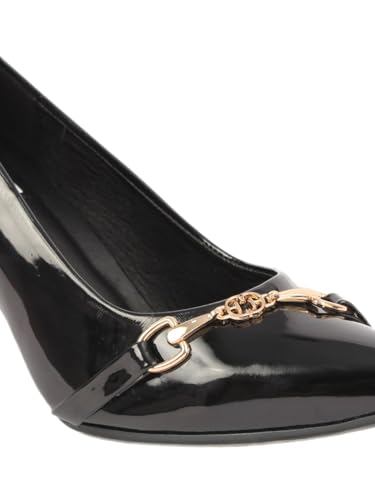 ELLE Women Pump,Black,UK-8