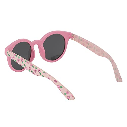Carlton London Girl's Black Lens & Pink Cateye Sunglasses