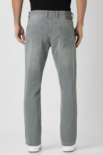 Van Heusen Men's Regular Jeans (VXDNCBTFC83726_Grey