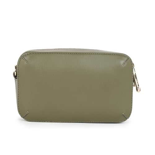 Tommy Hilfiger Solid Green Pu Crossbody Bag