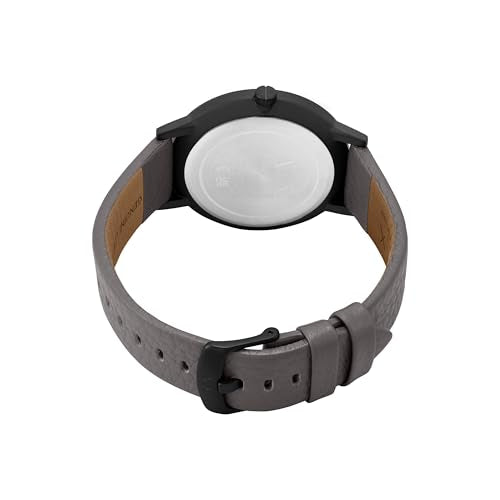 Armani Exchange Grey Quartz Leather Watch AX2764