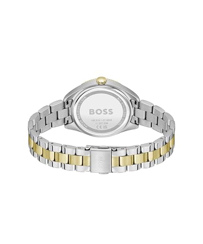 BOSS Sage Sport Qtz Multifunction Silver White Round Dial Women's Watch|Stainless Steel Material|Multi Color Band - 1502804