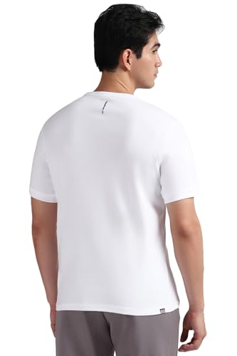 Reebok Men's Regular Fit T-Shirt (RMKCCA0819_White