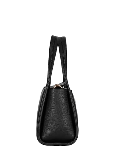 eske Adeline Vegan Leather Women Satchel (Black Saffiano)