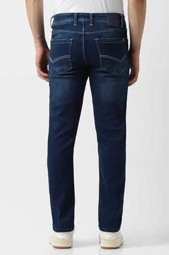 Van Heusen Men's Regular Jeans (VXDNGCELFU97181_Navy