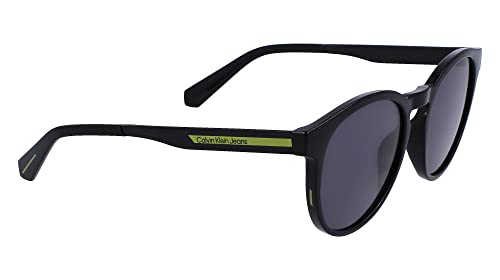 Calvin Klein Ckj22643s Round Sunglasses, Black, One Size