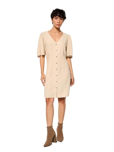 ONLY Women's Bodycon Beige Dress