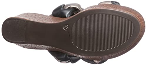 Inc.5 Wedges Fashion Sandal For Women_990113_BLACK_3_UK