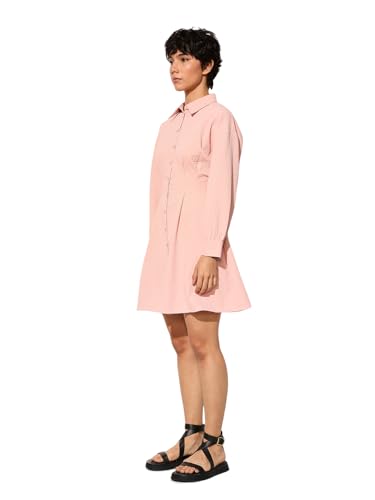 ONLY Women's Fit and Flare Pink Dress