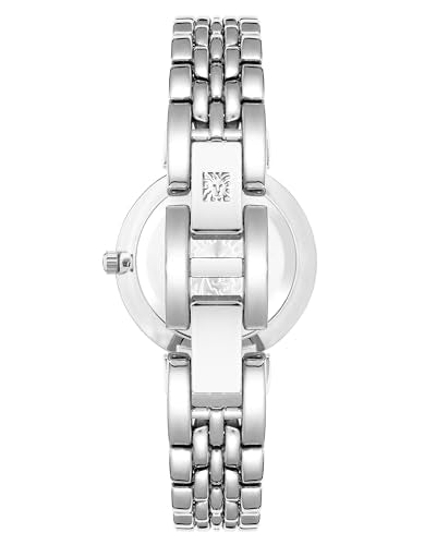 Anne Klein Women's AK/2159SVSV Silver-Tone Bracelet Watch