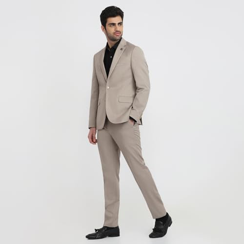 Raymond Fawn Solid Pattern Men Suit