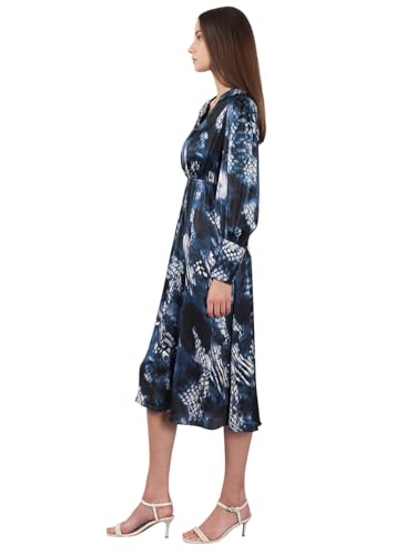 VERO MODA Women Fit and Flare Navy Dress